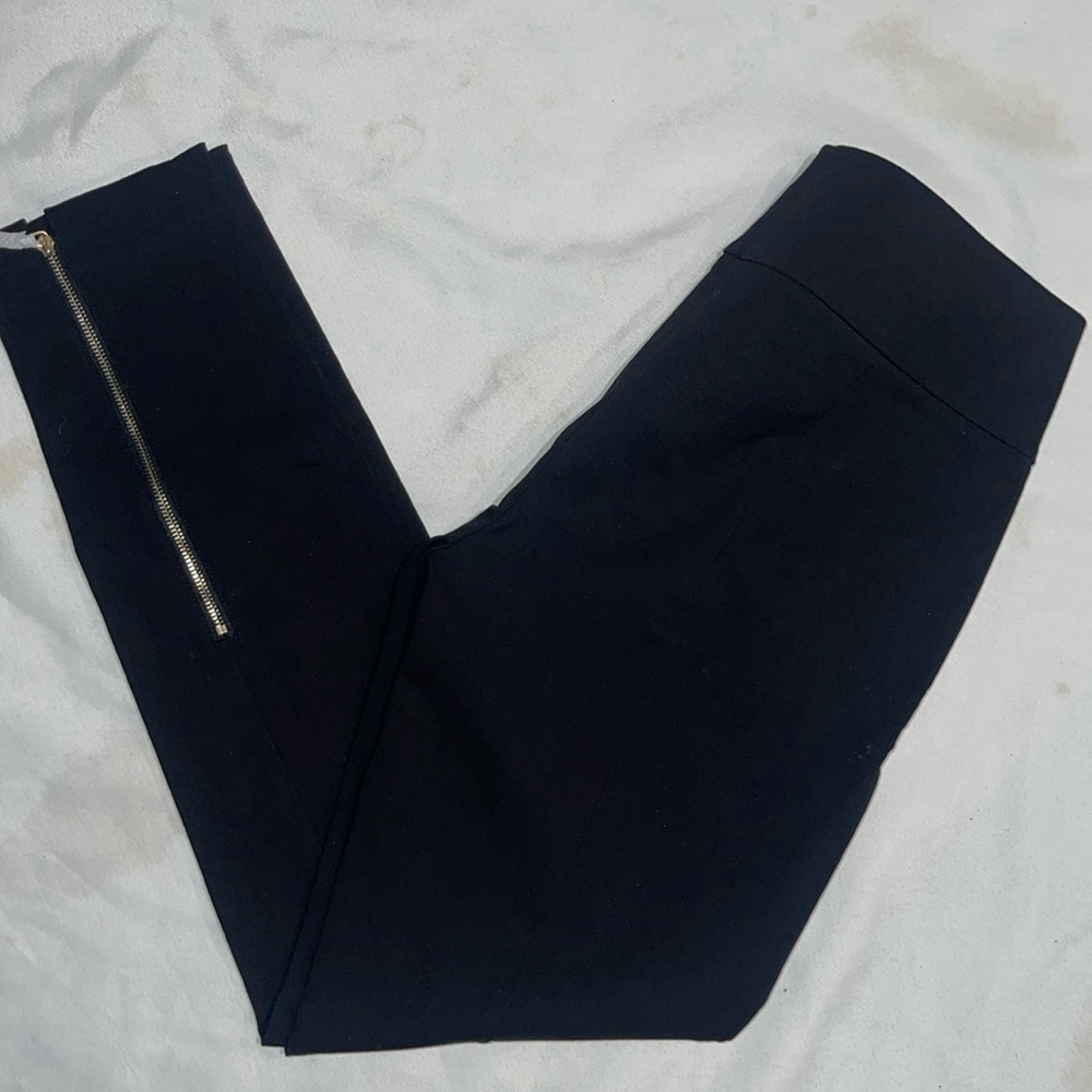 New Guess Marciano Stretch Slim Straight Black Pants 8 M - Picture 7 of 10
